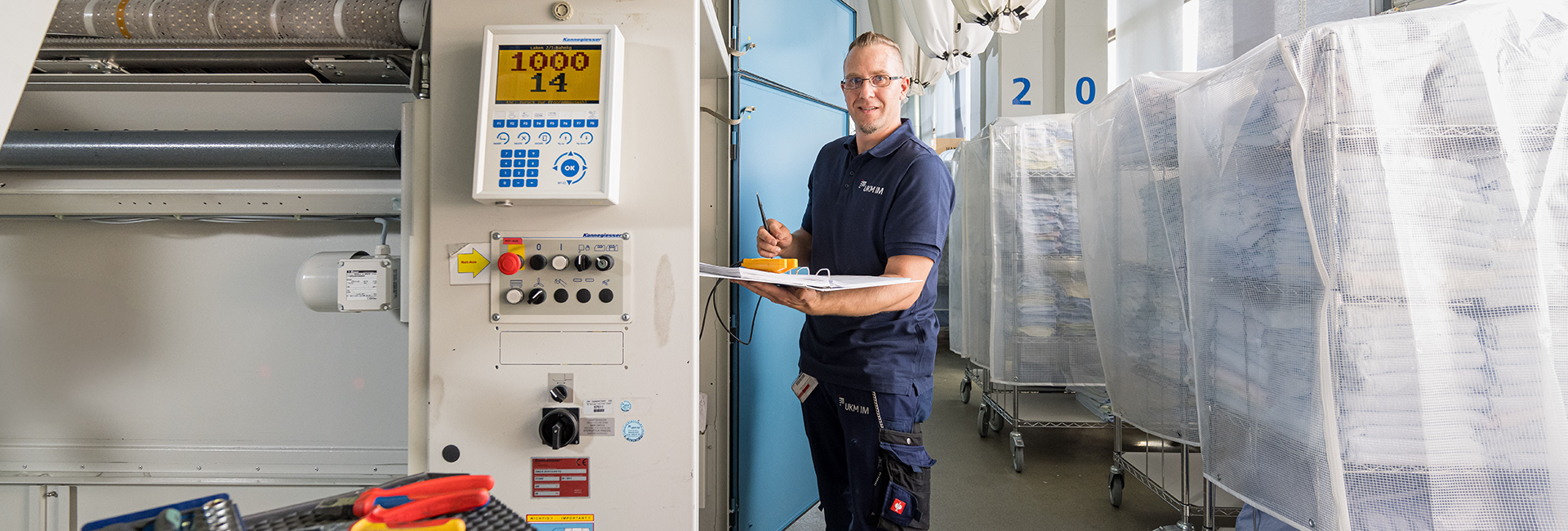 UKM Ausbildung | Mechatroniker*in Schwerpunkt Wäscherei- und Küchensysteme